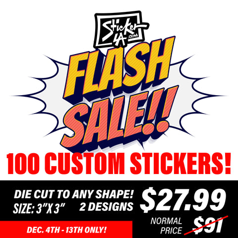 FLASH SALE 100PCS SIZE 3X3 FOR ONLY $27.99