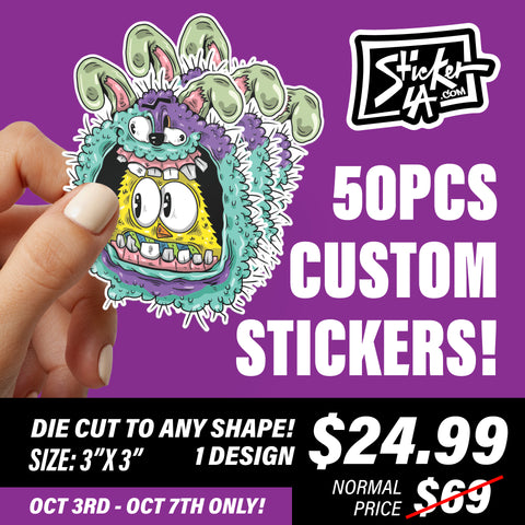 50PCS 3X3 INCHES FOR ONLY $24.99 (DEAL)