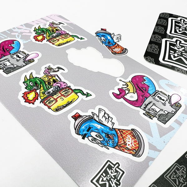 4x6 INCHES STICKER SHEETS (6PCS)